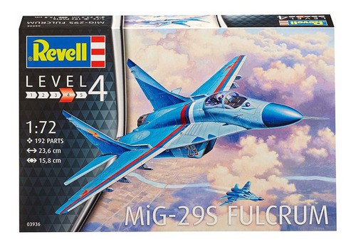 Revell Mig-29s Fulcrum 1:72 Lv.4 Cód.3936  - King Models