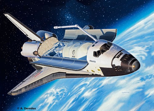 Revell - Space Shuttle Atlantis 1:144 N.4 Model Set 64544  - King Models