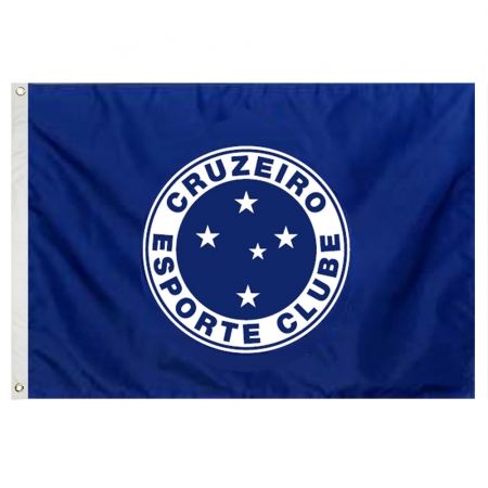 Bandeira Oficial do Cruzeiro 98 x 68 cm - 1 1/2 pano