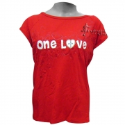 Camisa Feminina da Portuguesa - One Love