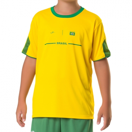 Camisa Juvenil do Brasil Elite Amarela
