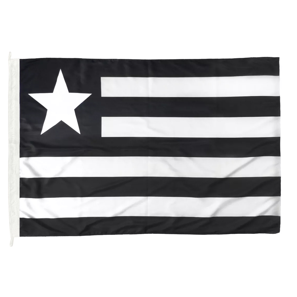 Bandeira Oficial do Botafogo 98 x 68 cm - 1 1/2 pano