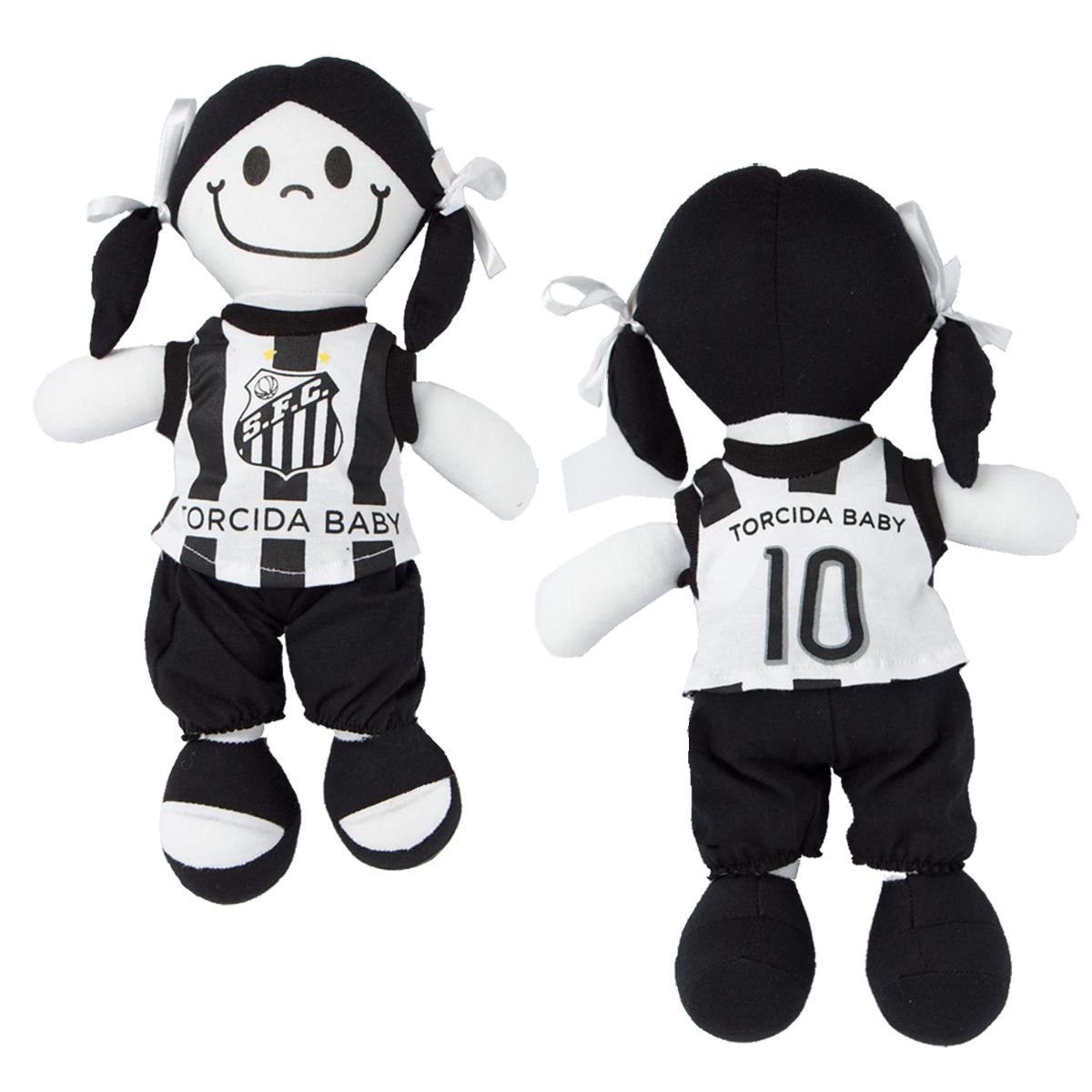 Boneca Mascote do Santos - Torcida Baby 238B