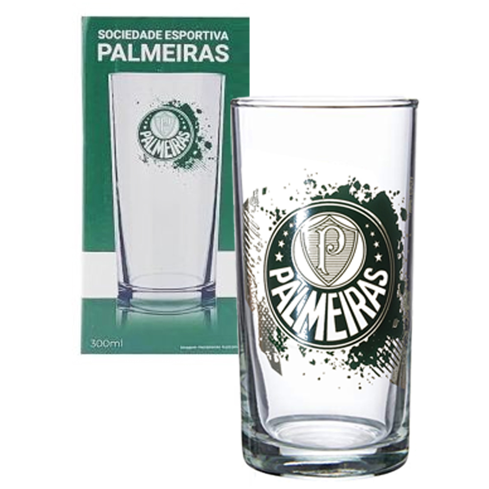 Copo Cylinder Long Drink do Palmeiras 300 ml