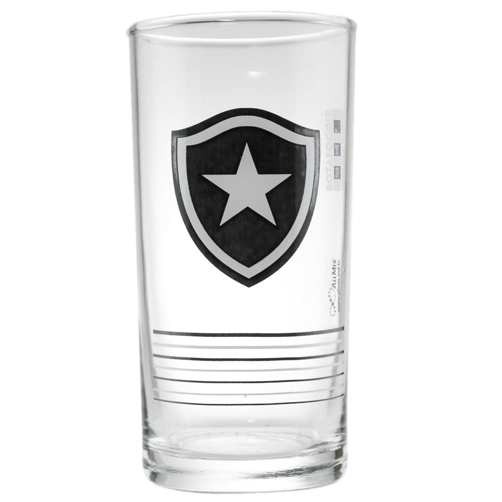 Copo Long Drink do Botafogo 300 ml em Caixa Personalizada