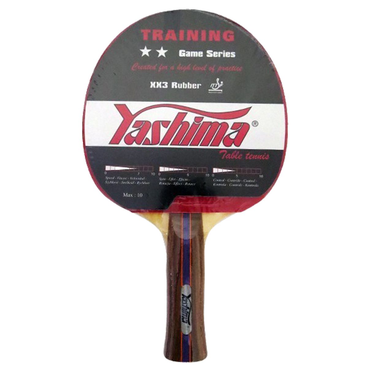 Raquete Tenis de Mesa Yashima Training Game Series XX3 Rubber 9429