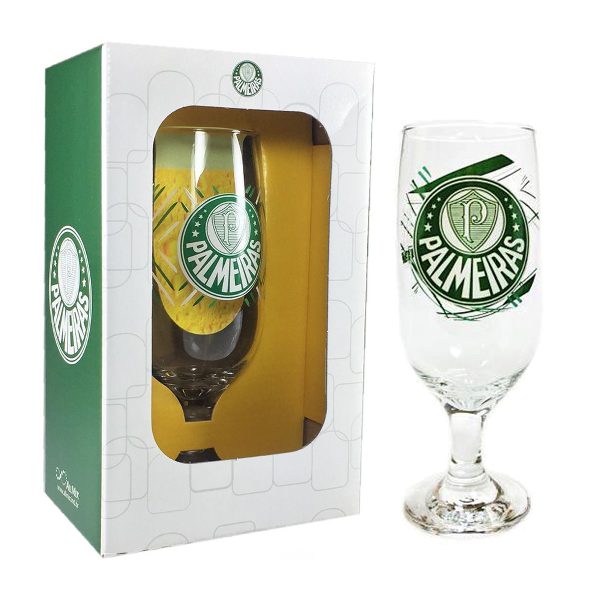 Taça de Cerveja do Palmeiras 300 ml em Caixa Personalizada
