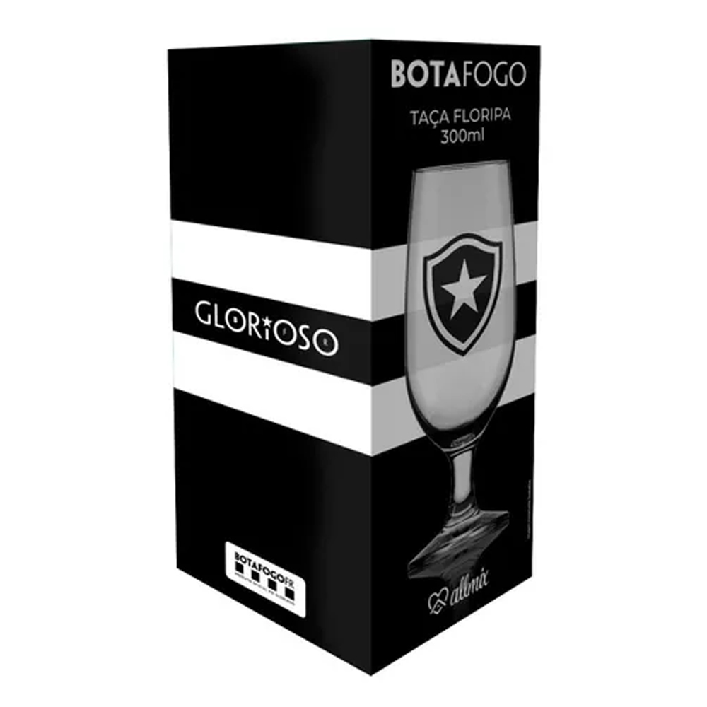 Taça de Cerveja Floripa do Botafogo 300 ml em Caixa Personalizada