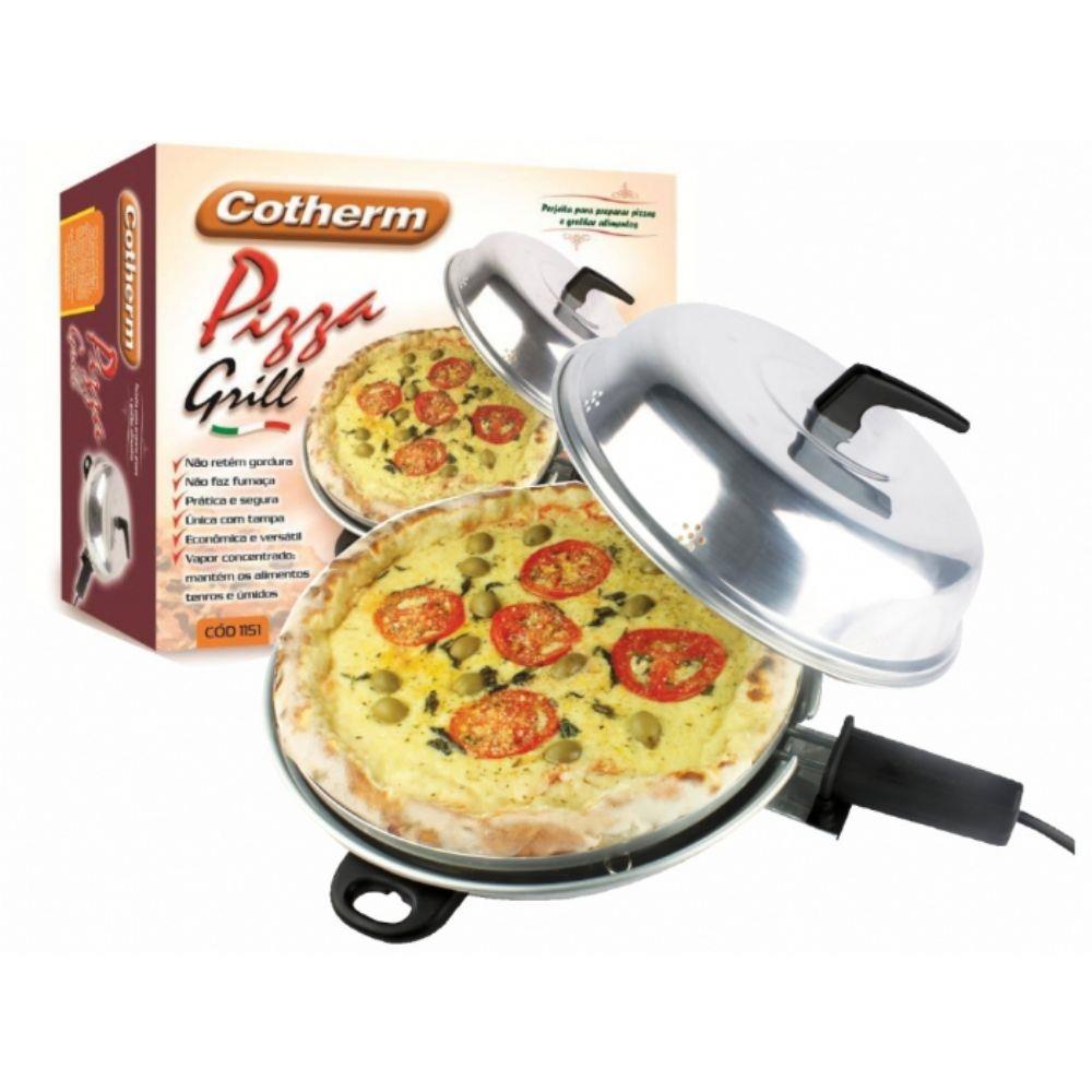 Churrasqueira elétrica 2 em 1 Pizza Grill Cotherm  - Mix Eletro