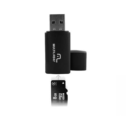 Kit Smathphone Power Bank 2600mAh + Pendrive C/ Cartão Micro SD 8GB Multilaser MC200 - Mix Eletro