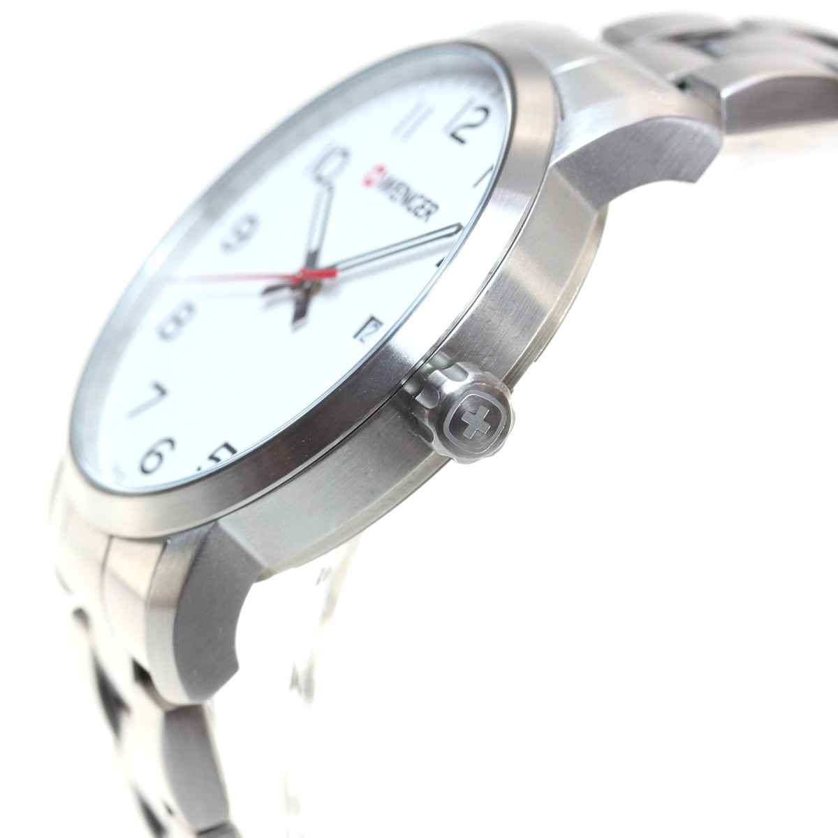 Relógio de Pulso suíço Wenger linha Avenue aço inox 42mm 01.1641.104 - Mix Eletro
