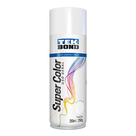 Tinta Spray Branco Brilhante 350ml - Tekbond