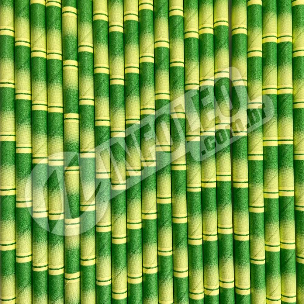 Canudo de Papel Bambu 6mmx200mm - 4360 - 20 unidades