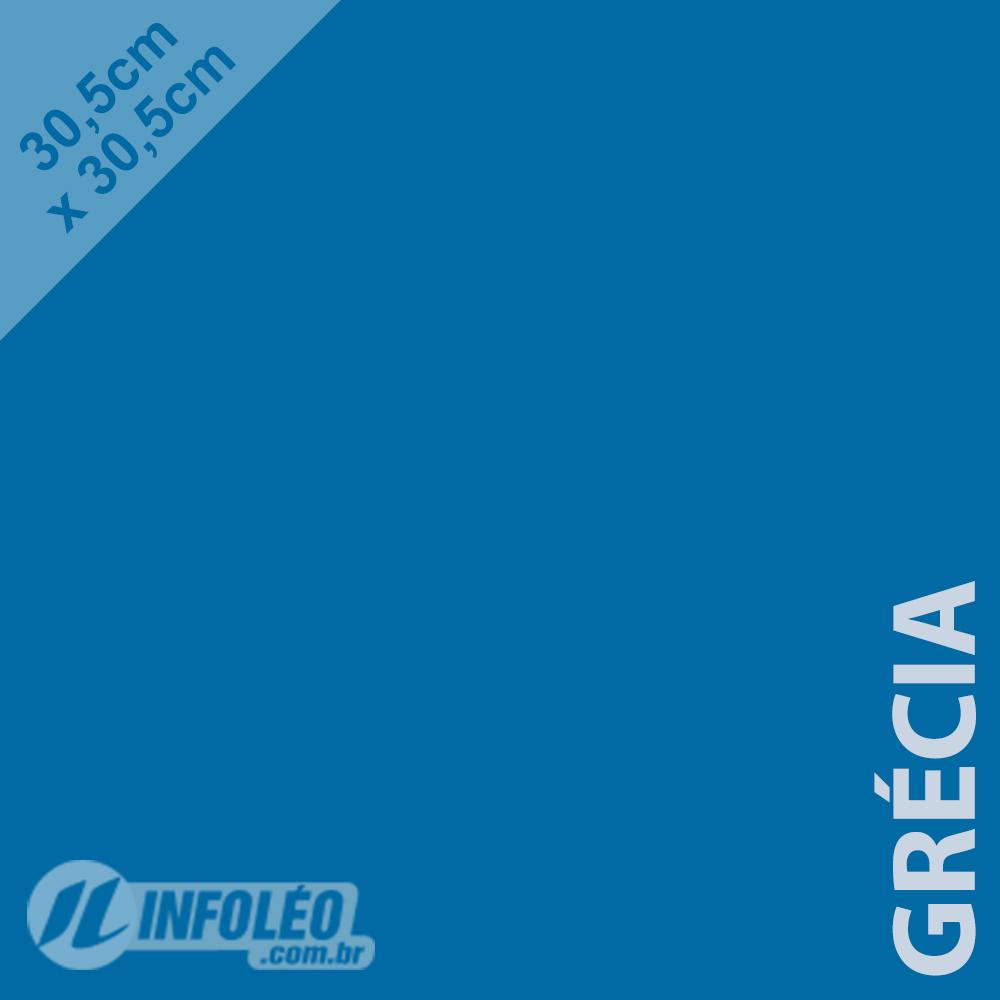 Papel 180 gramas 30,5x30,5cm Grécia (Azul Royal) Color Plus - 10 unidades
