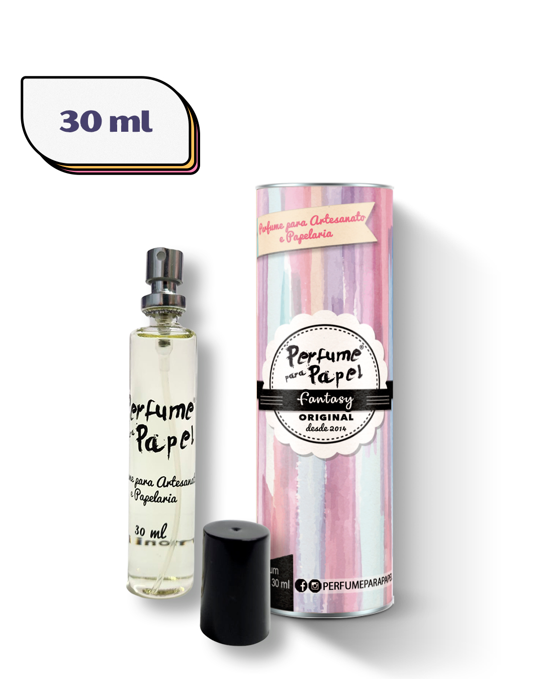 Perfume para Papel Aroma Fantasy 30ml Artesanato e Papelaria