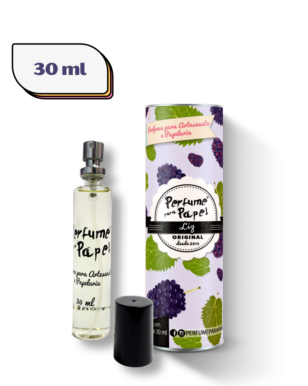 Perfume para Papel Aroma Liz 30ml Artesanato e Papelaria