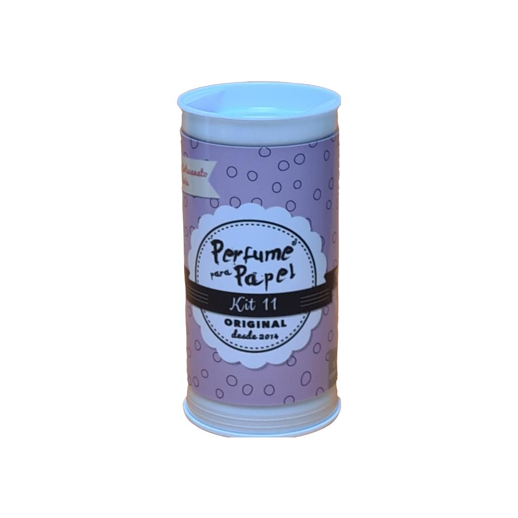 Perfume para Papel Kit 11 com 5 aromas 15ml cada + Embalagem colecionável