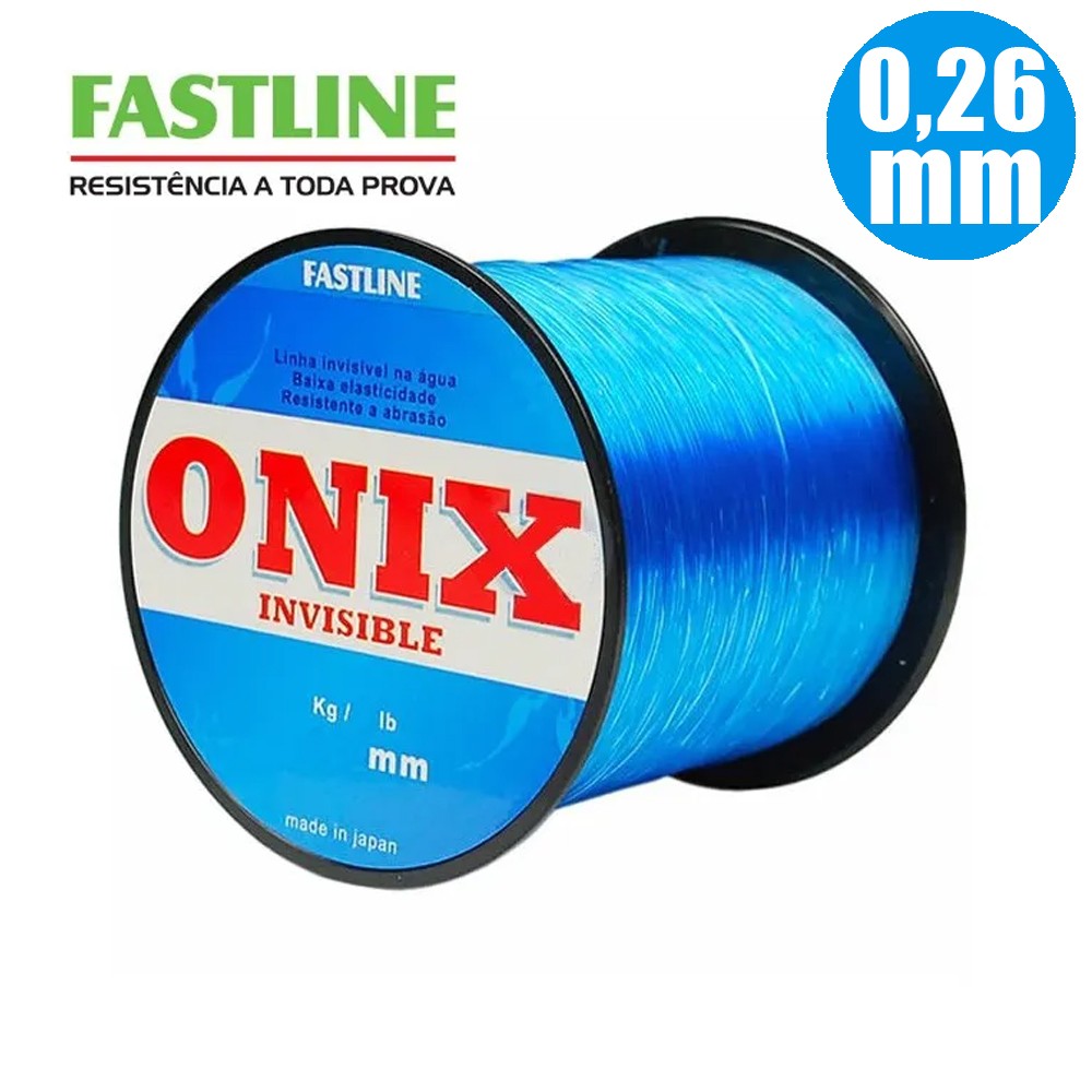 Linha Fastline Onix 0,260mm 500 M Azul