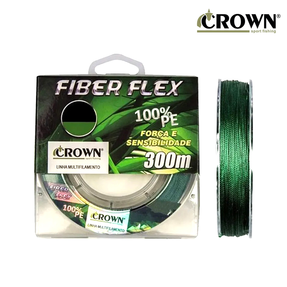 Linha Mult. Fiber Flex 4X 0,23mm 300M - Crown
