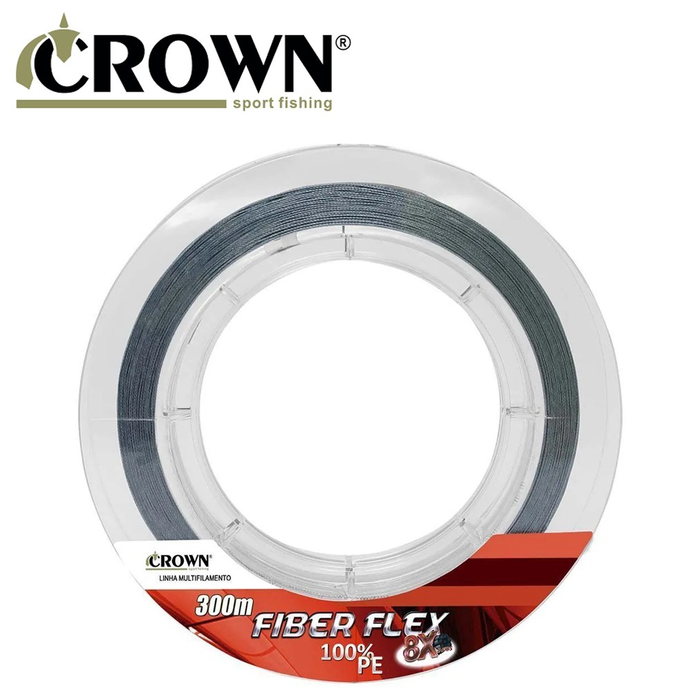 Linha Mult. Fiber Flex 8X 0,23mm 300M - Crown
