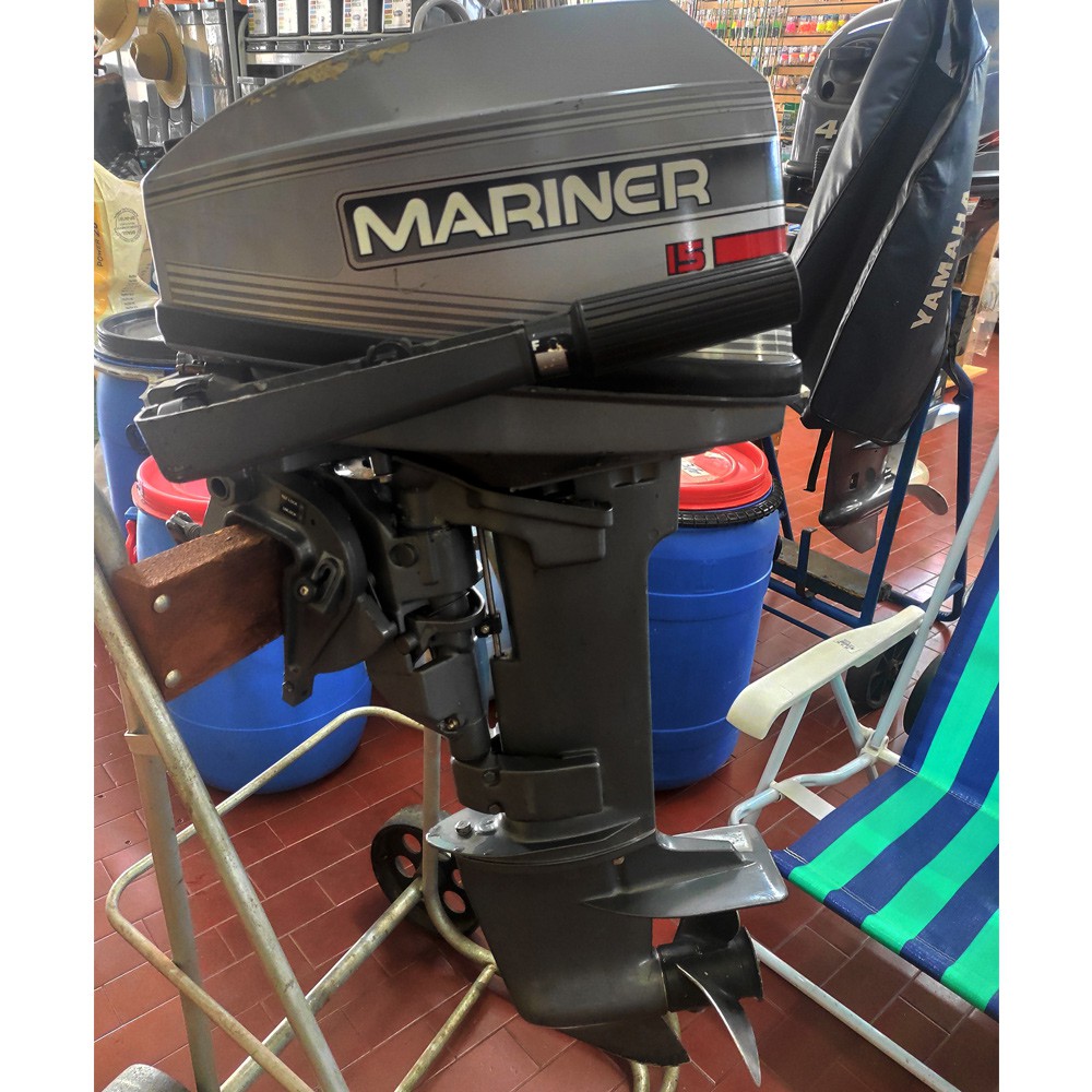 Motor De Popa Mariner 15 Hp 2 Tempos - Semi-novo