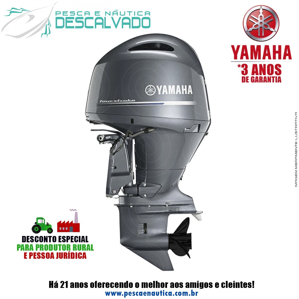 Motor De Popa Yamaha 4 Tempos F 150HP DETL