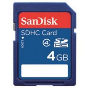 Cartão de Memória Sdhc 4GB Sandisk Classe 4