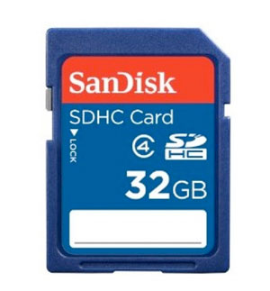 Cartão de Memória Sdhc 32GB Sandisk classe 4