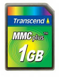 Cartão de Memória MMC Plus Transcend 1GB