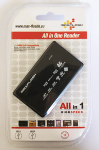 Leitor e Gravador de Cartão de Memória Maxflash USB 2.0