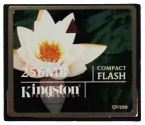 Cartão de Memória Compact Flash CF Kingston 256MB