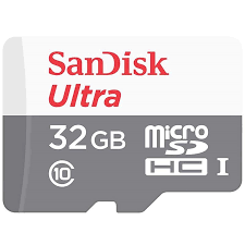 Cartão de Memória MicroSDHC 32GB Sandisk Ultra 48MB/s