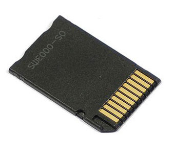 Adaptador de MicroSDHC para MemoryStick Pro Duo