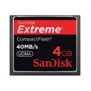 Cartão de Memória Compact Flash CF 4GB Sandisk Extreme