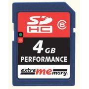 Cartão Memória SD Extrememory 4GB Classe 6