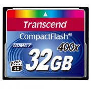 Cartão de Memória CompactFlash CF 32GB Transcend Premium 400x