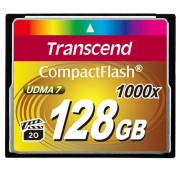 Cartão de Memória Compact Flash CF Transcend 128GB 1000x