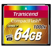 Cartão de Memória Compact Flash CF Transcend 64GB 1000x