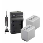2 Baterias NP-FP90 para câmera digital e filmadora Sony + Carregador