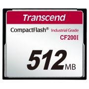 Cartao de memoria CompactFlash Transcend 512MB TS512MCF200I 200x Industrial Grade