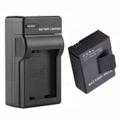 Kit 1 Bateria + carregador AHDBT-301 para câmera e filmadora Go Pro 3 e 3+ Gopro HD Hero