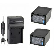 Kit 2 Baterias NP-FV120 Para Sony + Carregador NP-FV100