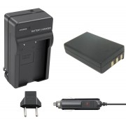 Kit Bateria EN-EL9 + carregador para câmera digital e filmadora Nikon D40, D40 SLR, D40X, D60,  D3000, D5000