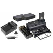 Kit Battery Grip 1100DH + 2 baterias LP-E10 + Carregador para Canon EOS Rebel T5 e T6
