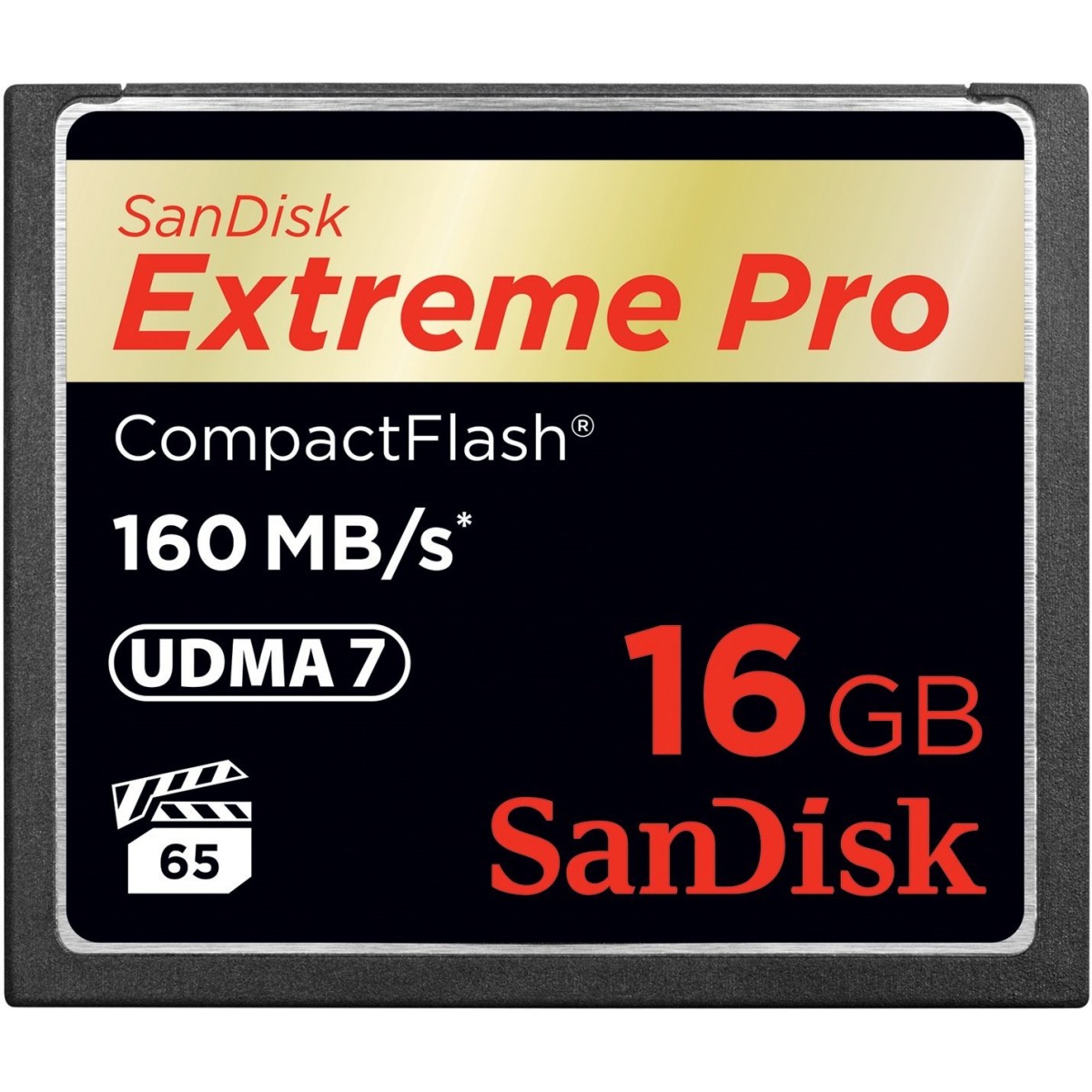 Cartão de Memória Compact Flash CF 16GB Sandisk Extreme 160MB/s