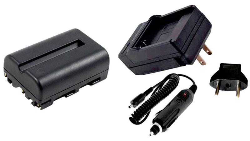 Bateria NP-FM500H + carregador para Sony Alpha SLT-A65, SLT-A57, SLT-A77, DSLR-A580, DSLR-A900