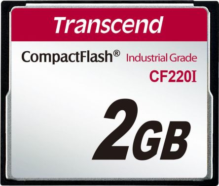 Cartão de memória CompactFlash Transcend 2GB TS2GCF220I 200x Industrial Grade