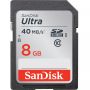 Cartão de Memória Sdhc 8GB Sandisk Ultra Classe 10 40MB/s