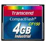 Cartão de memória Compact Flash CF Transcend 4GB 150X Industrial