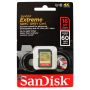 Cartão de Memória SDHC 16GB Sandisk Extreme Classe 10 60MB/S